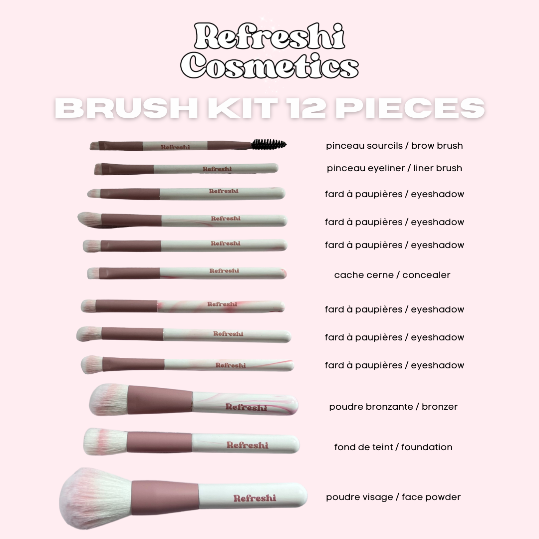 Makeup Brush 12 pieces set