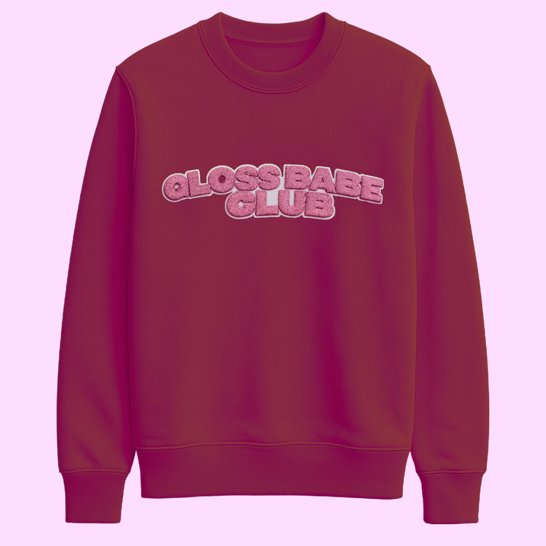 Fluffy Gloss Babe Crewneck