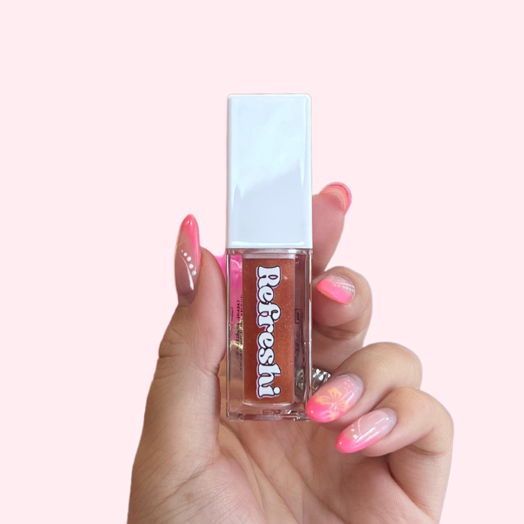 Caramel Bronzé Glitter Lip Oil