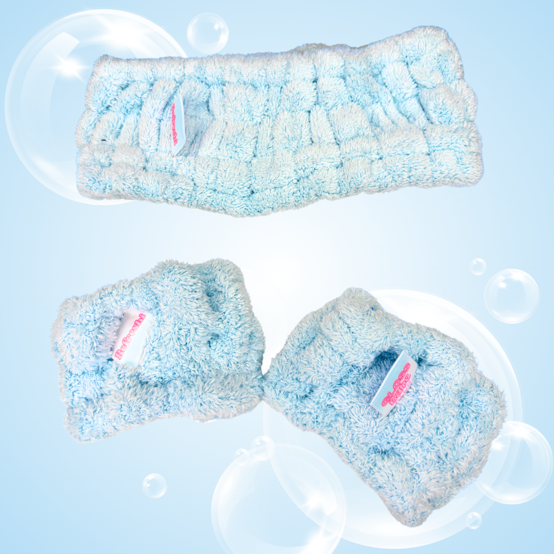 Spa Headband & Wristband Set
