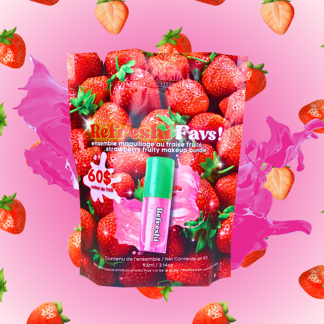 <tc>Ensemble de maquillage fruité à la fraise</tc>