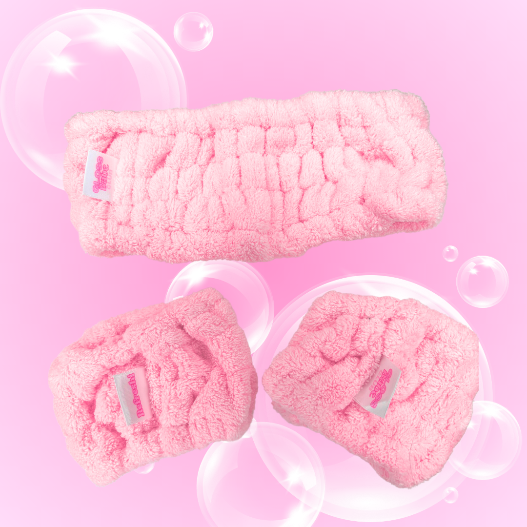 Spa Headband & Wristband Set