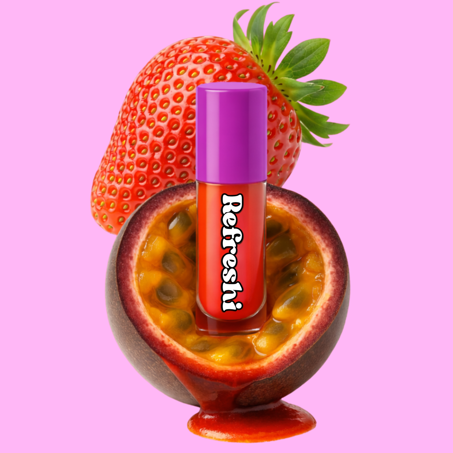 Passion Fruit Strawberry Lip Oil