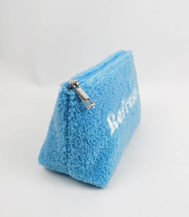 Baby Blue Makeup Bag