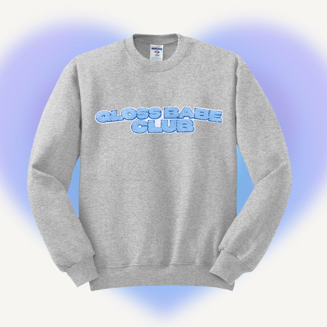 Fluffy Gloss Babe Crewneck