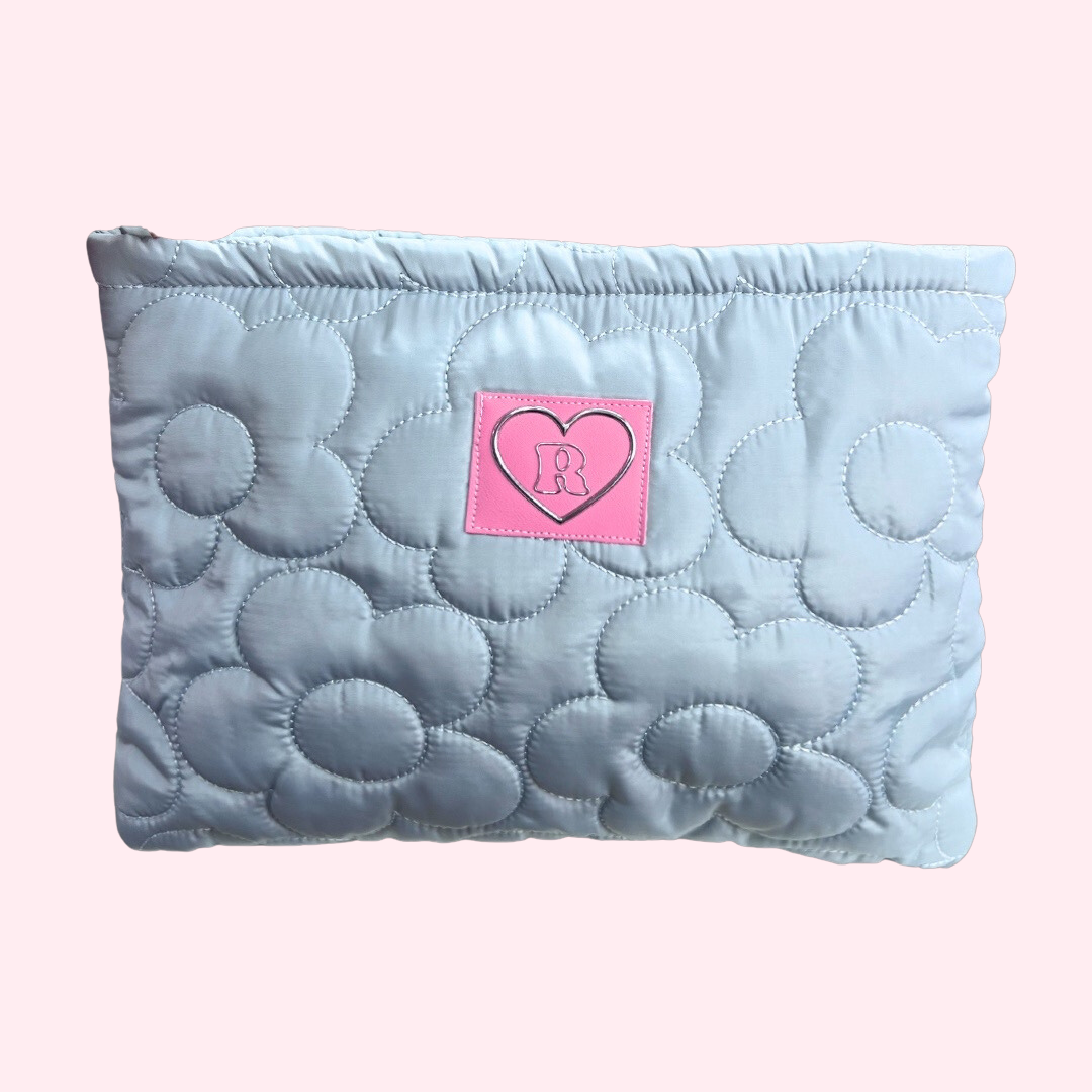 Puffy Flower Makeup Bag