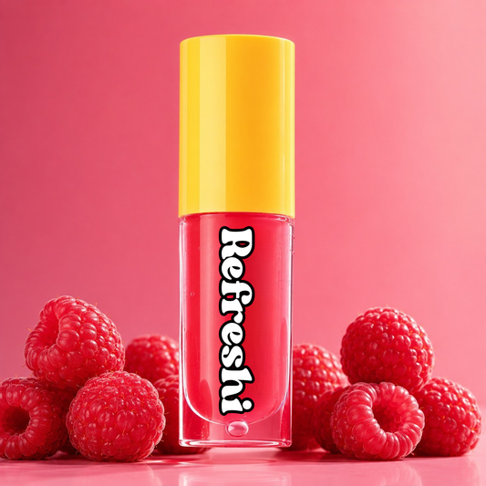 Huile à Lèvres Framboise Rouge