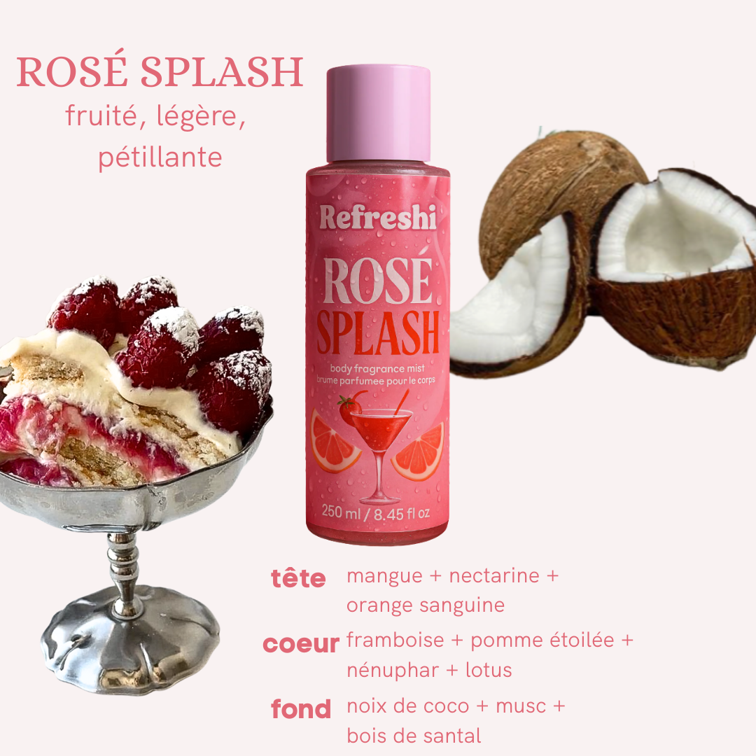 Brume parfumée pour le corps Rosé Splash