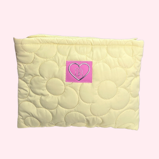 Puffy Flower Makeup Bag