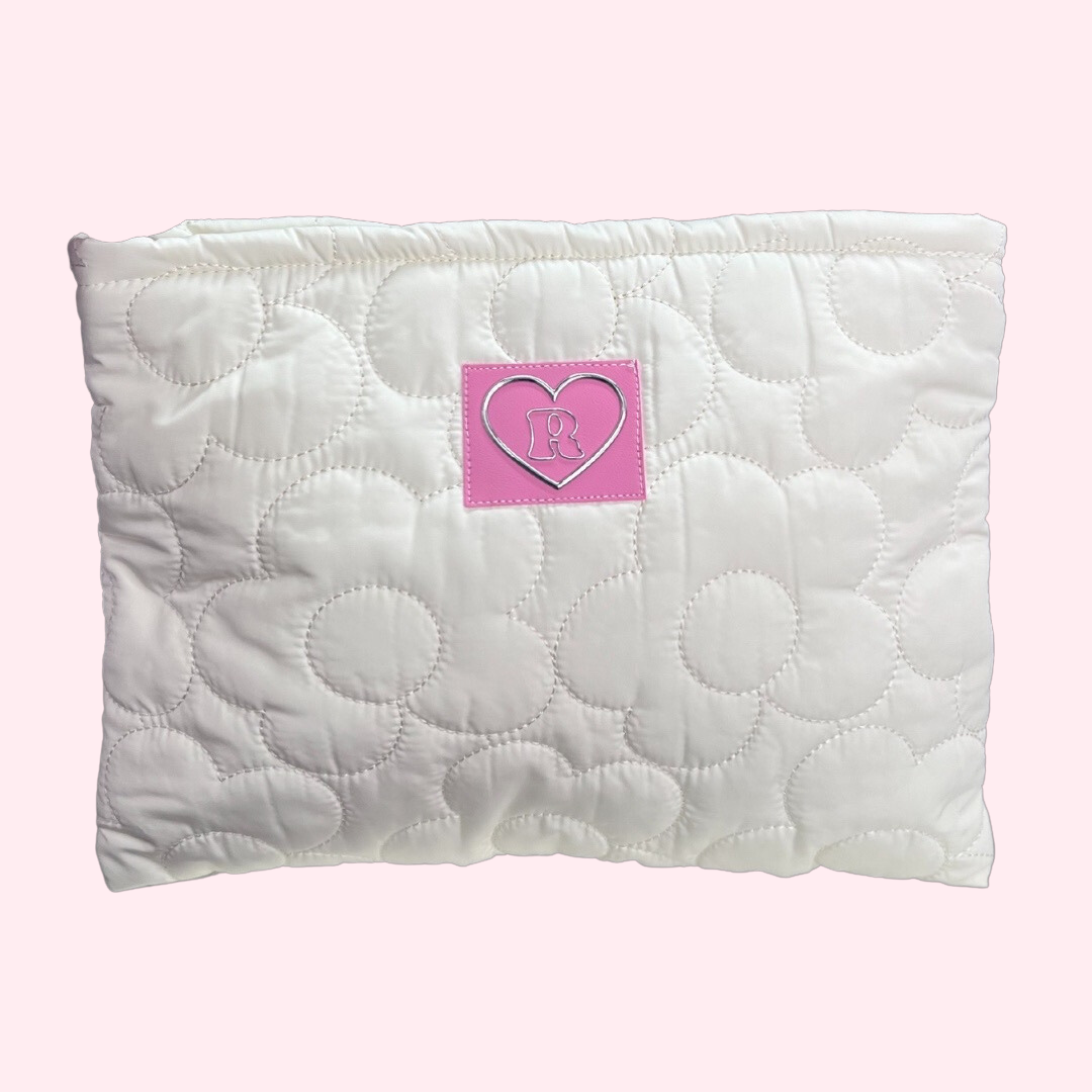 Puffy Flower Makeup Bag