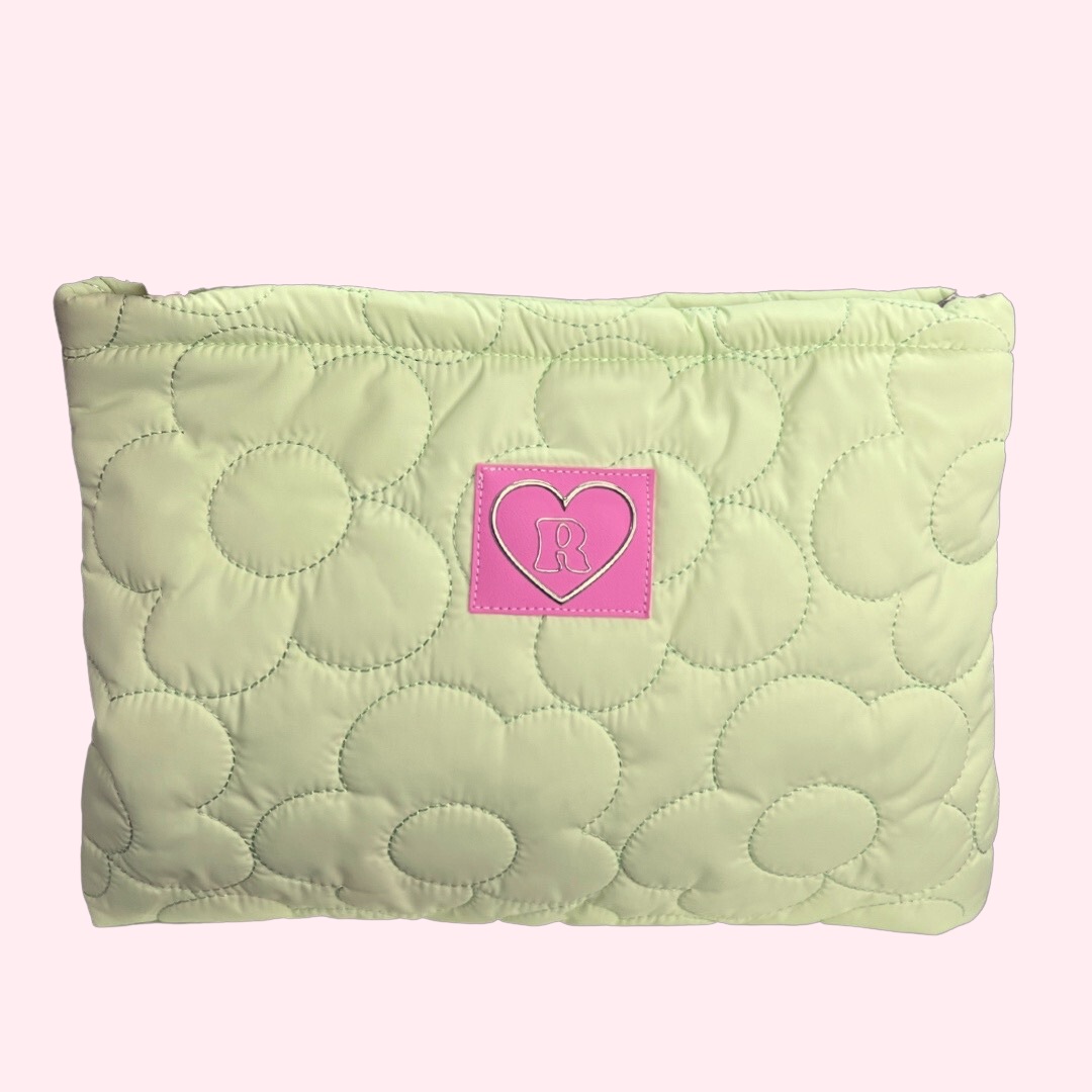 Puffy Flower Makeup Bag