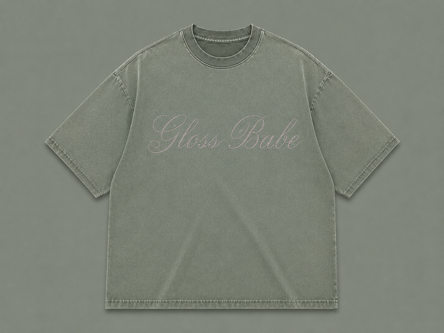 Cactus Green Gloss Babe T-Shirt