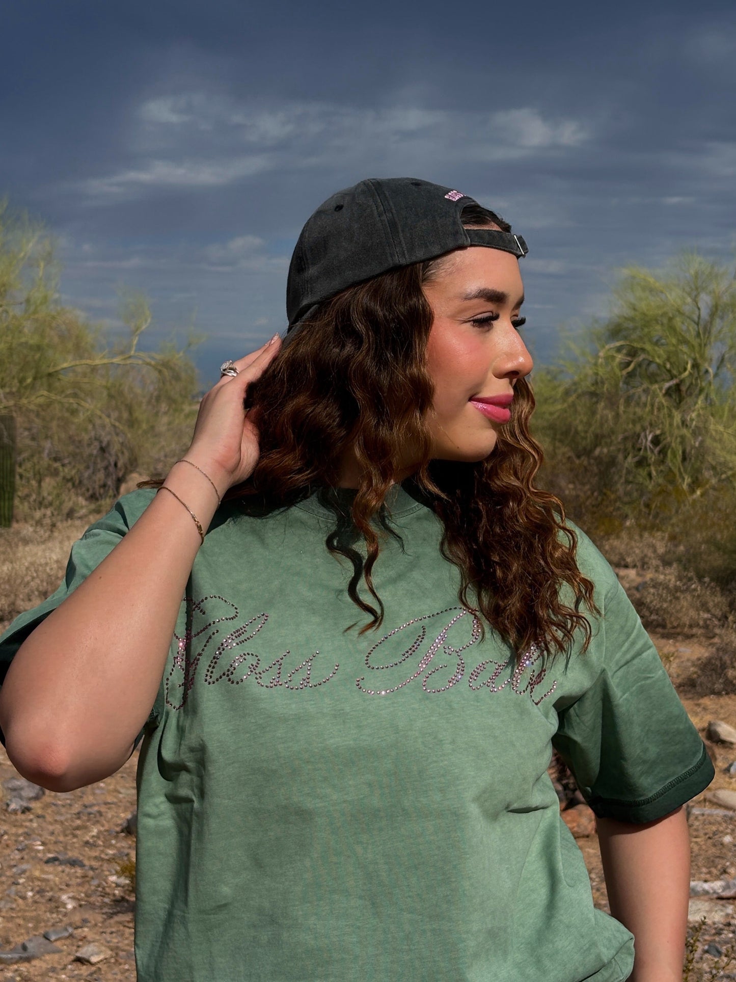 Cactus Green Gloss Babe T-Shirt