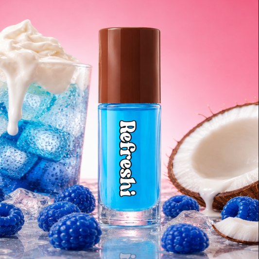 Huile à lèvre Framboise Bleue Coconut