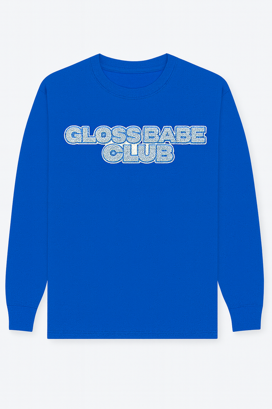 CHANDAIL MANCHE LONGUE GLOSS BABE CLUB BLEU