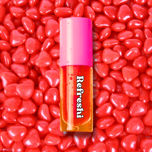 Huile à lèvres bonbon cœur à la cannelle