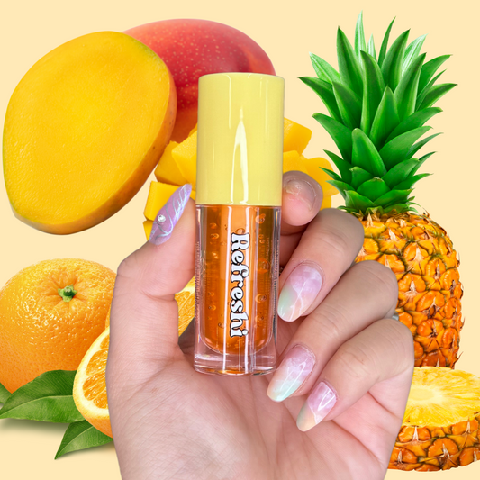 Huile pour les lèvres Orange Mangue Anana