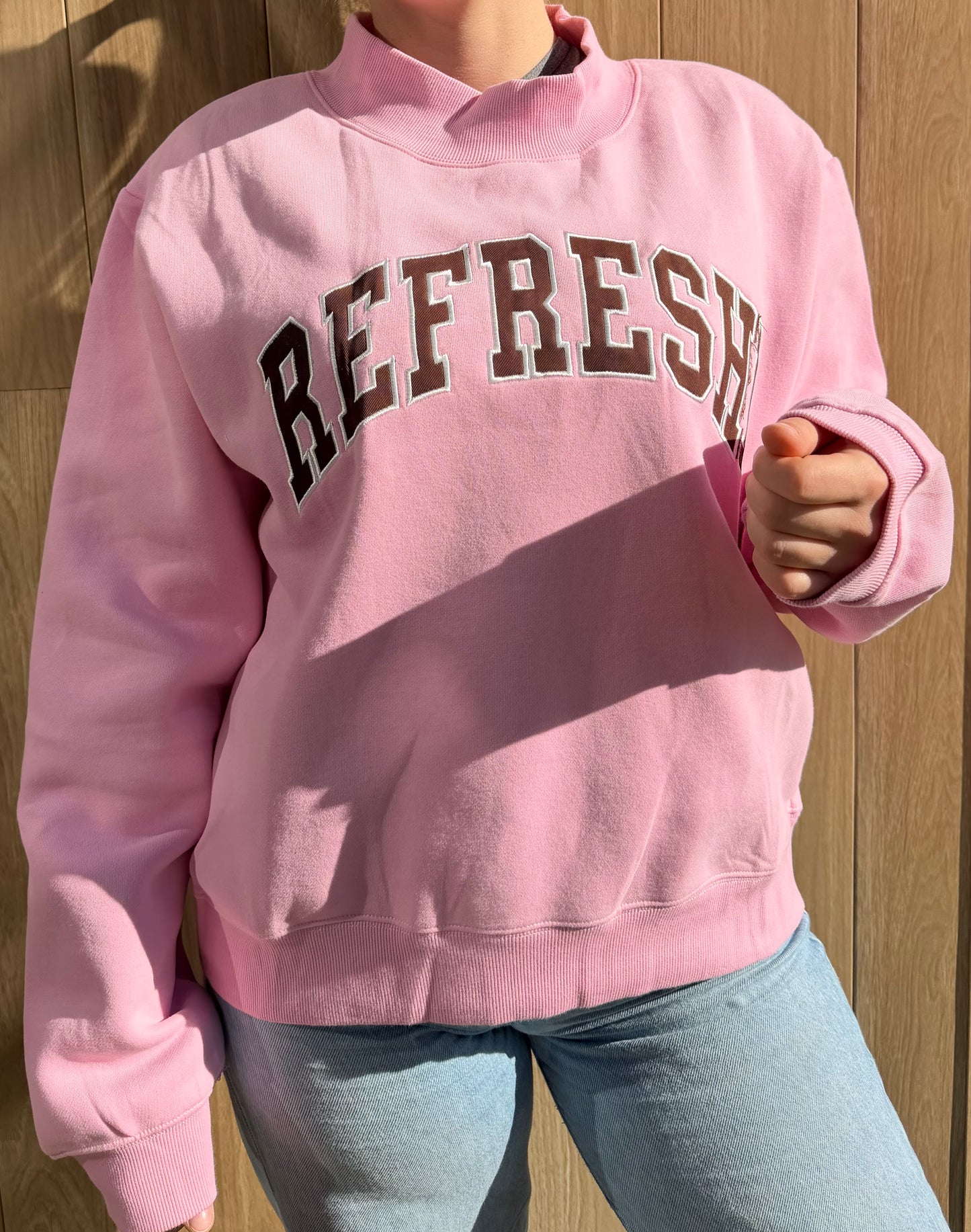 Mock Neck Crew Refreshi
