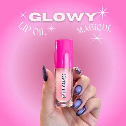Glowy Color Changing Pink Lip Oil
