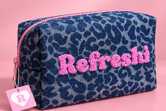 Léopard XL Makeup Bag