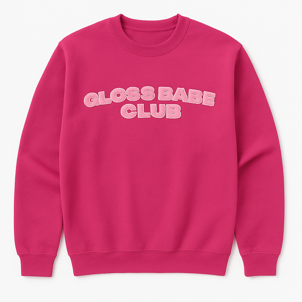 Fluffy Gloss Babe Crewneck