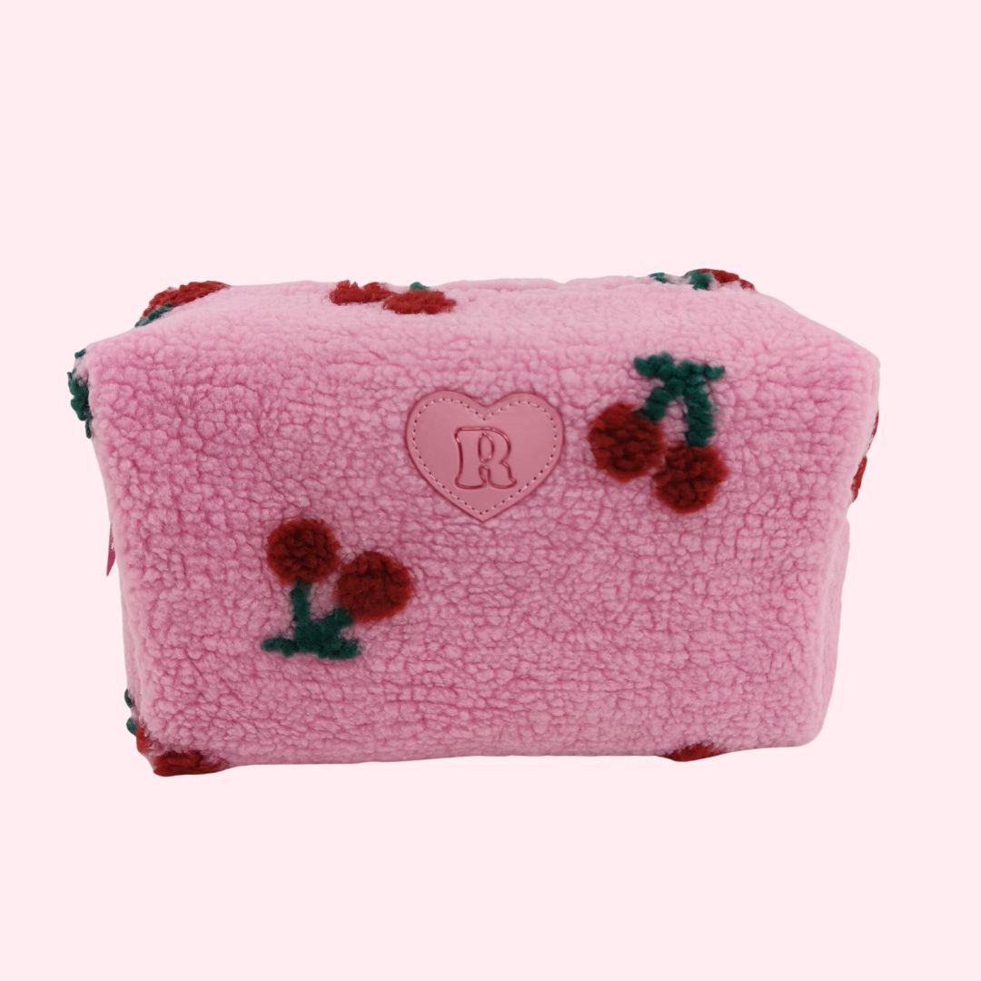 Trousse de maquillage bleu bébé
