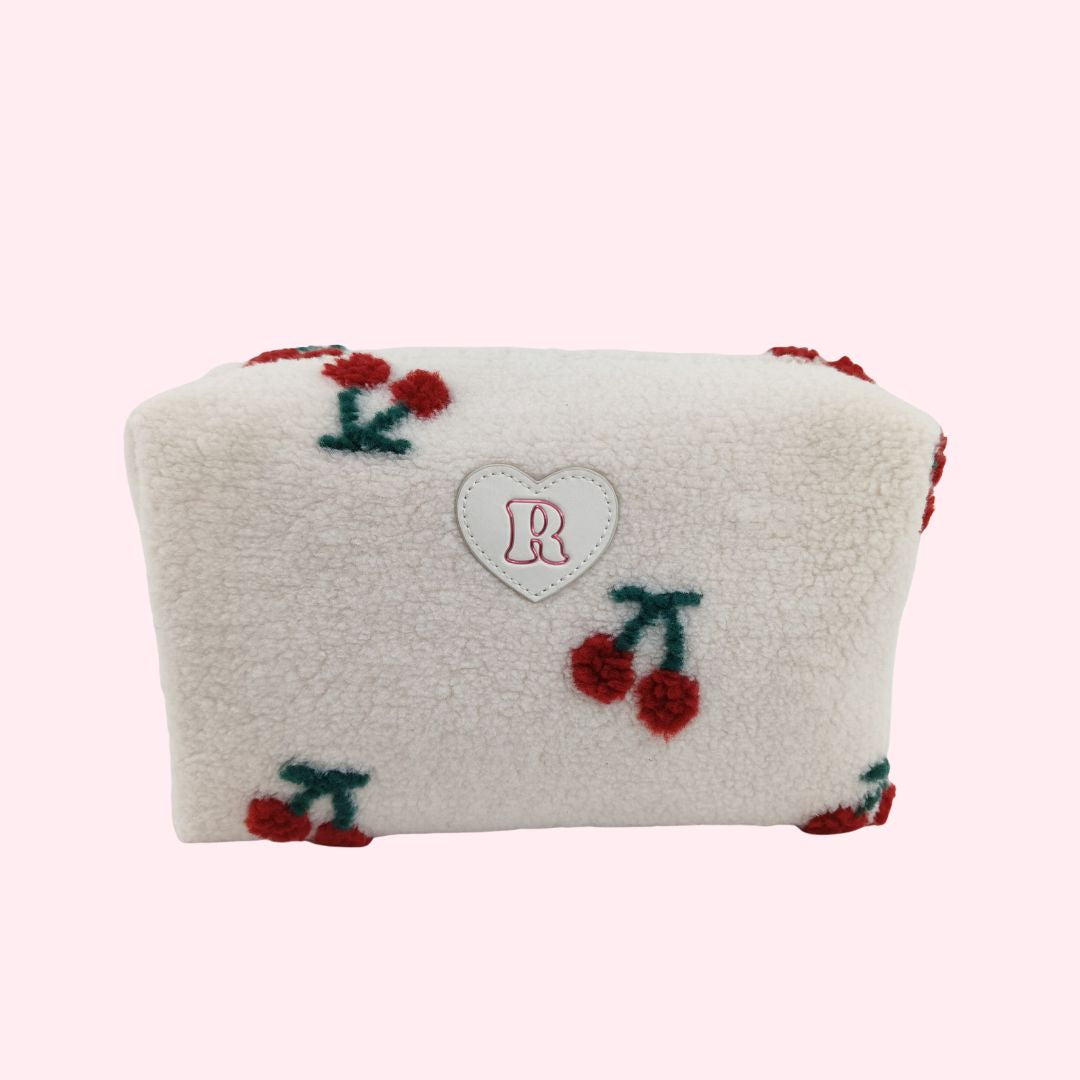 Trousse de maquillage bleu bébé
