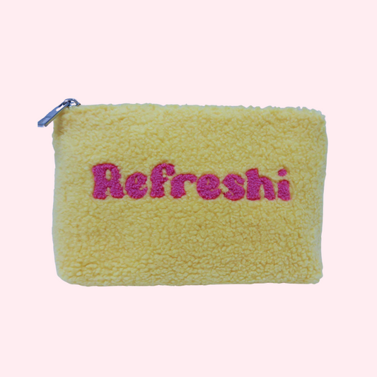 Banana Yellow Makeup Bag